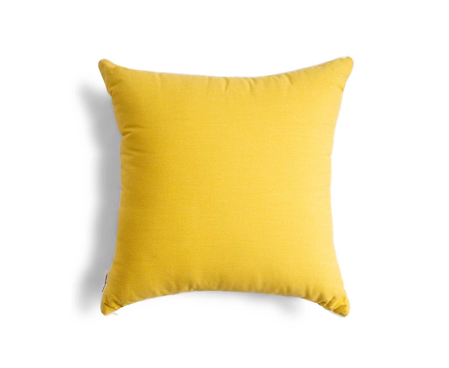 Studio image of riviera mimosa euro throw pillow