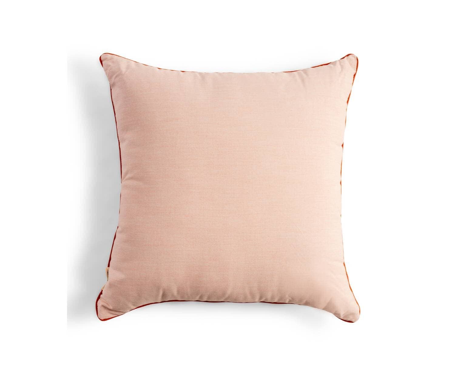 Studio image of riviera pink euro throw pillow