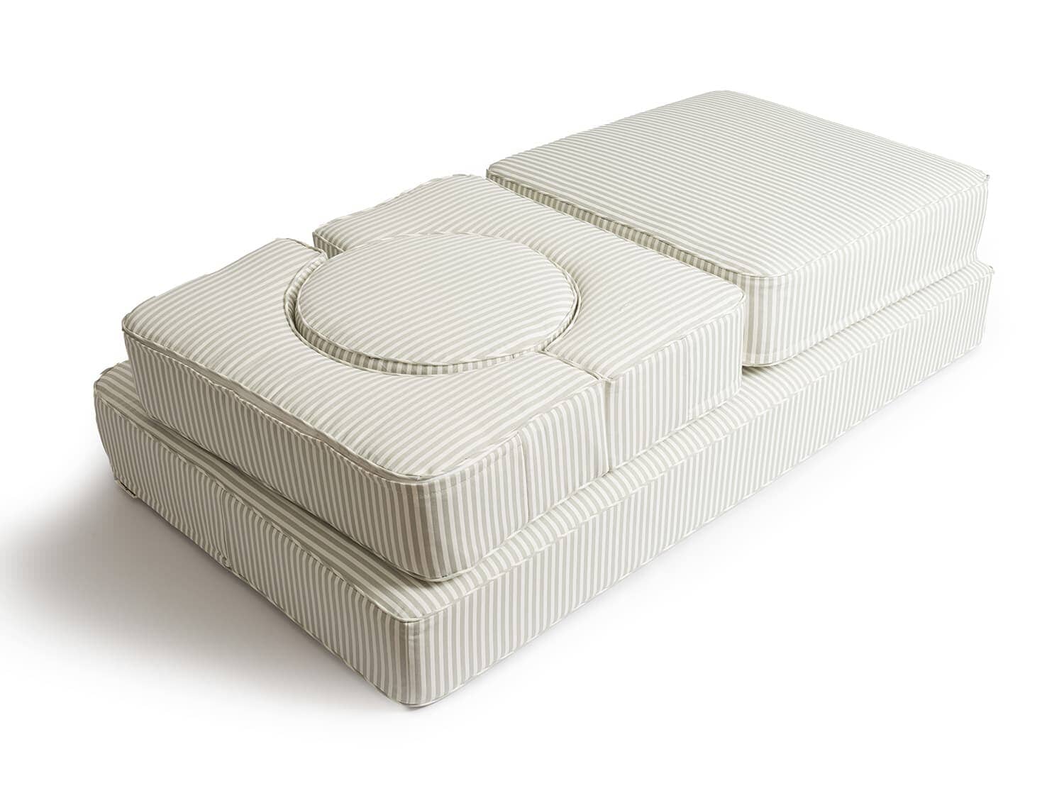 The Modular Pillow Stack - Lauren's Sage Stripe Modular Pillow Stack Business & Pleasure Co Aus 
