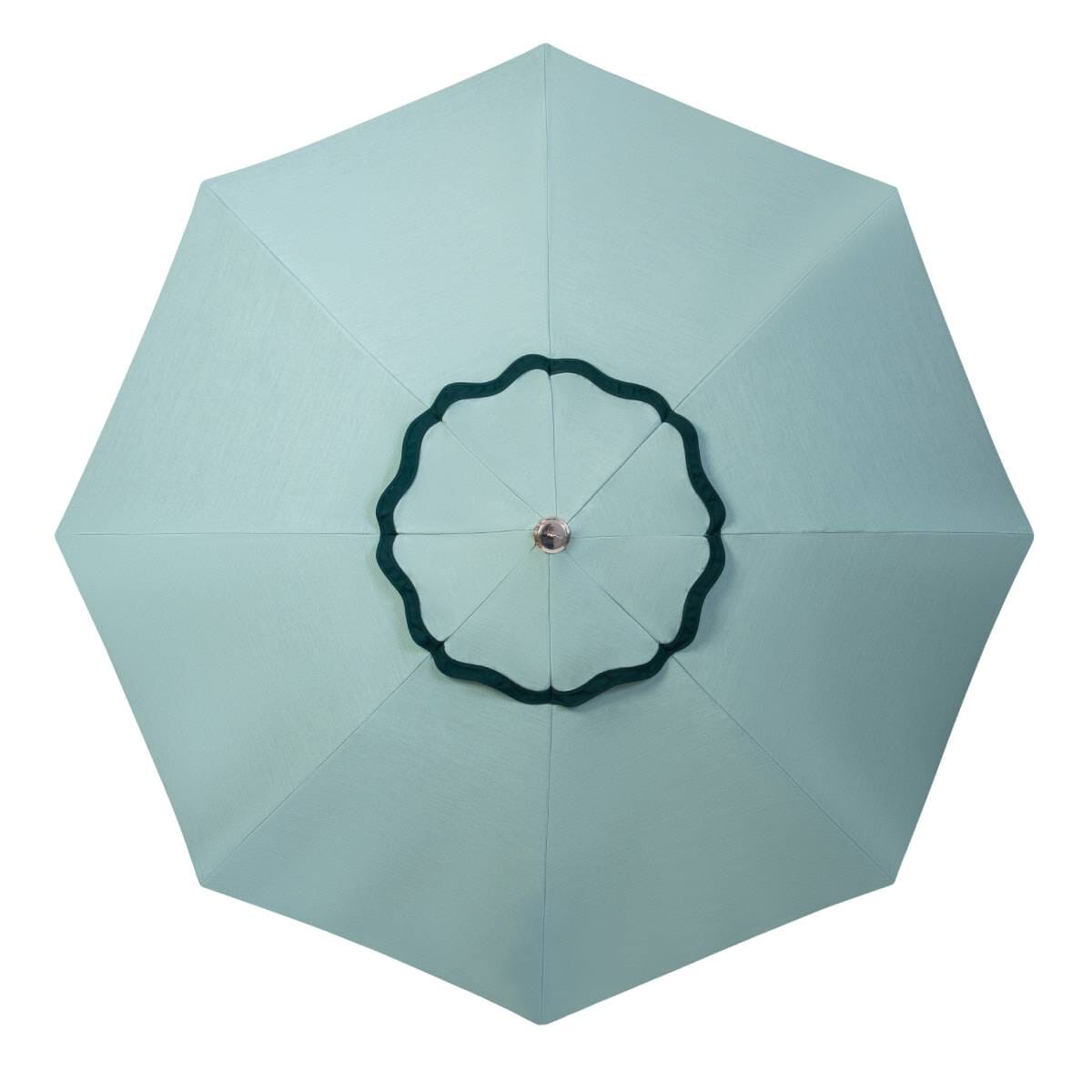 Studio image of rivie green patio umbrella