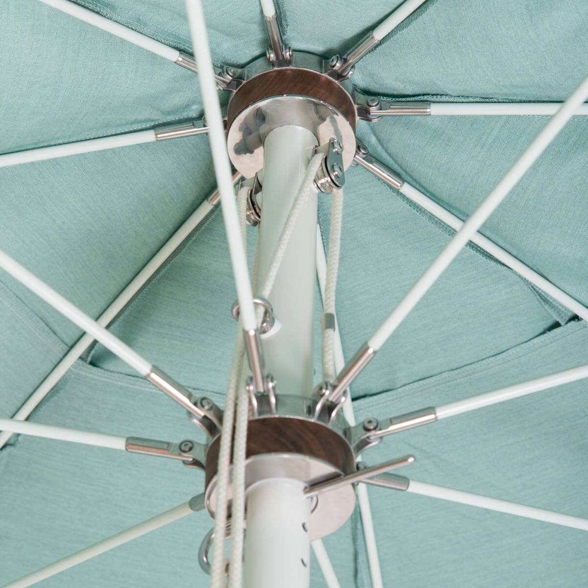 Studio image of rivie green patio umbrella