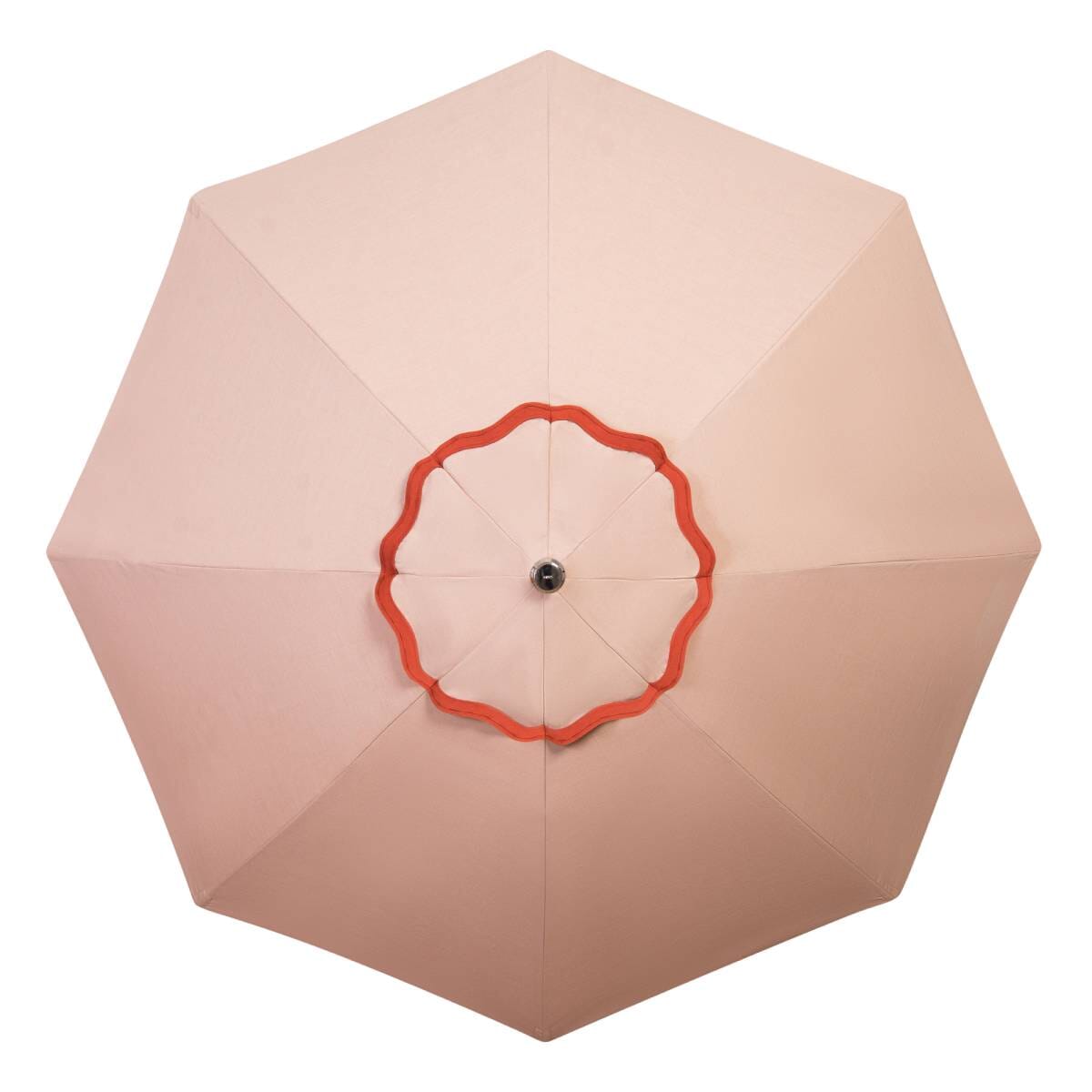 Studio image of rivie pink patio umbrella