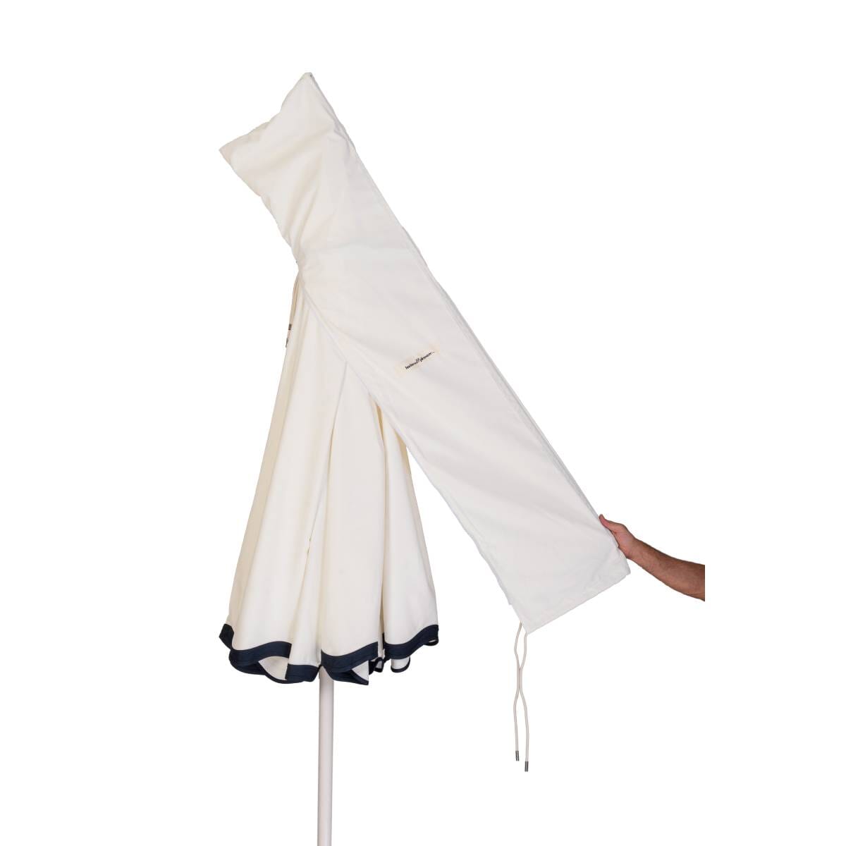 Studio image of rivie white patio umbrella