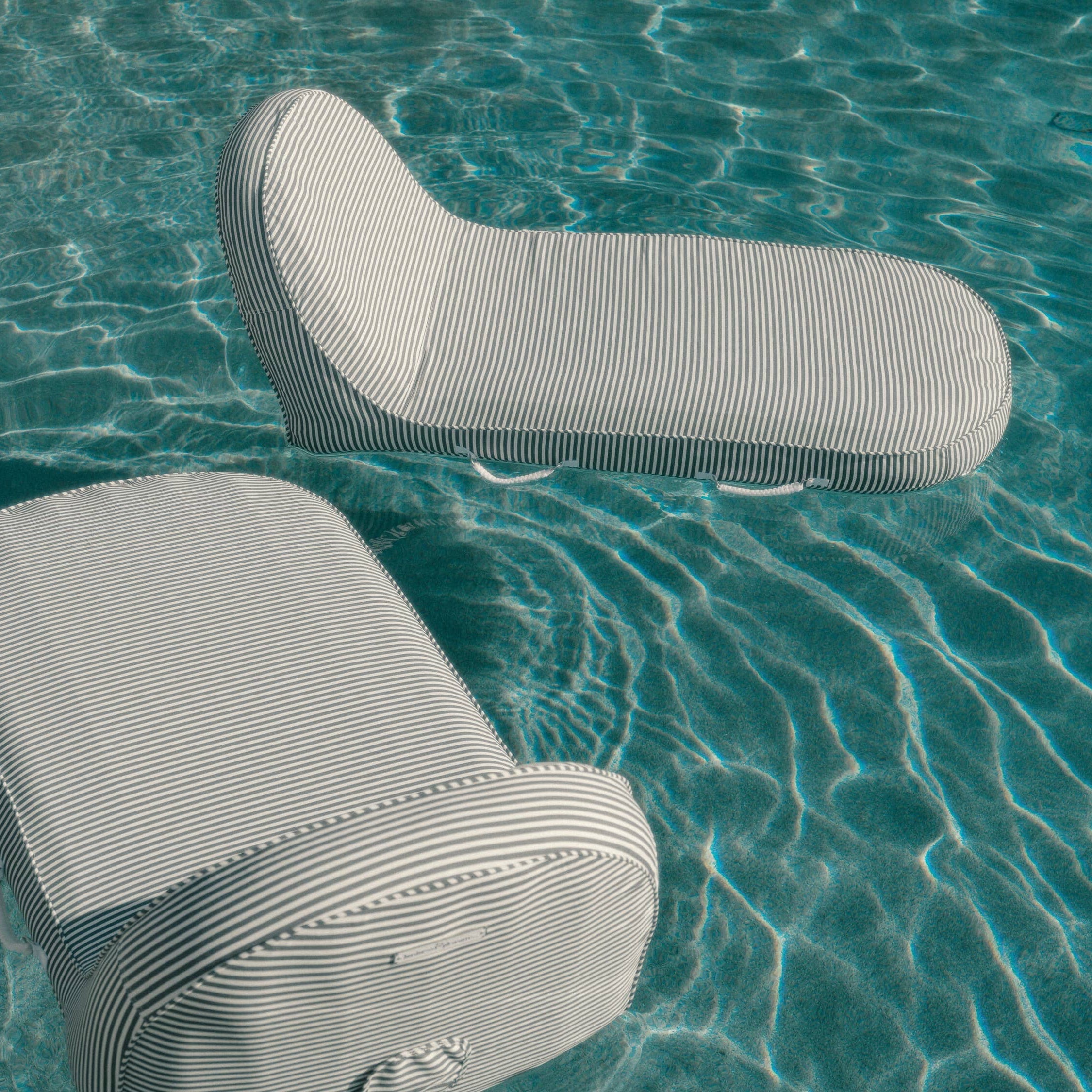 The Pool Lounger - Lauren's Navy Stripe Pool Lounger Business & Pleasure Co Aus 