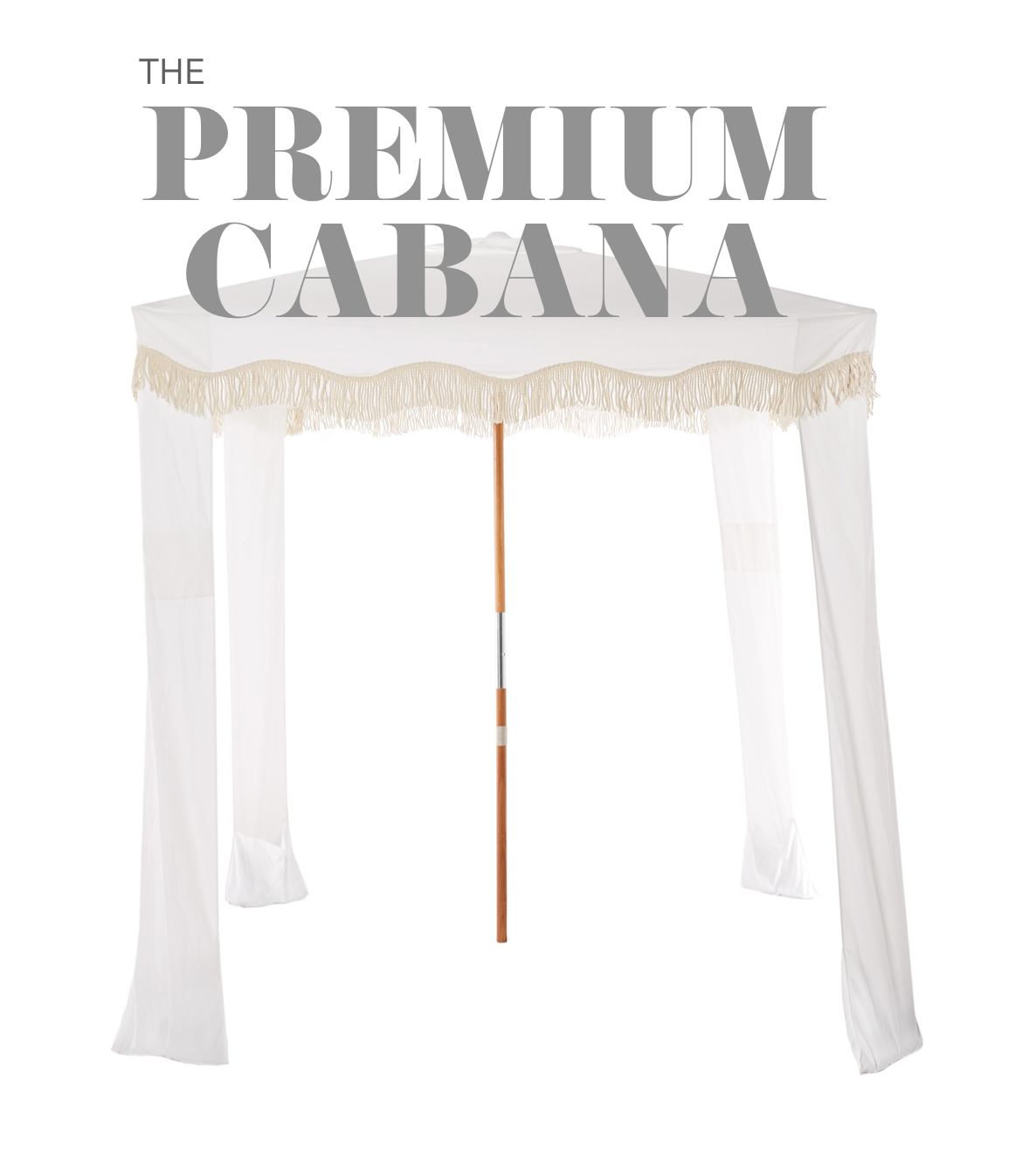 Video showing premium cabana features