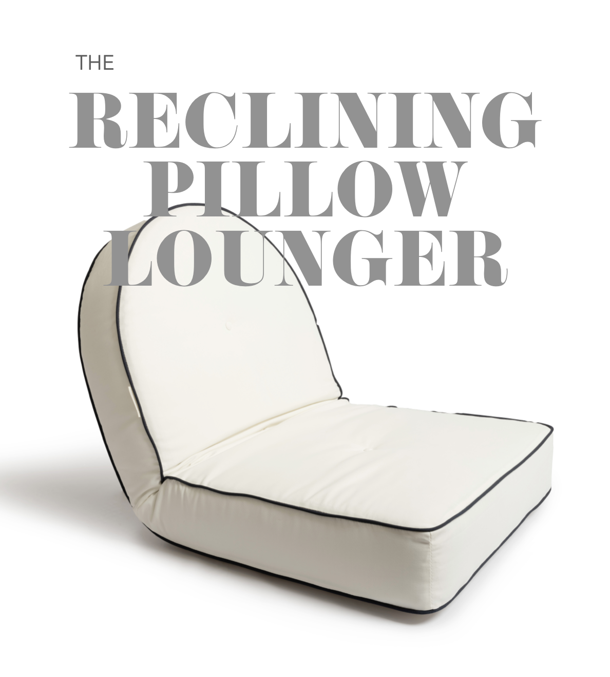 Video of the reclining pillow lounger