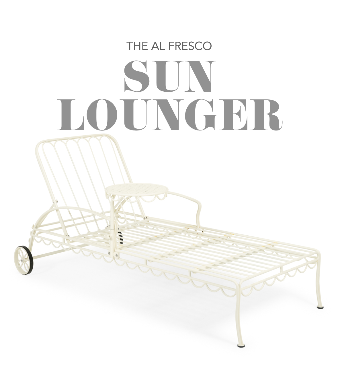 Video of the al fresco sun lounger