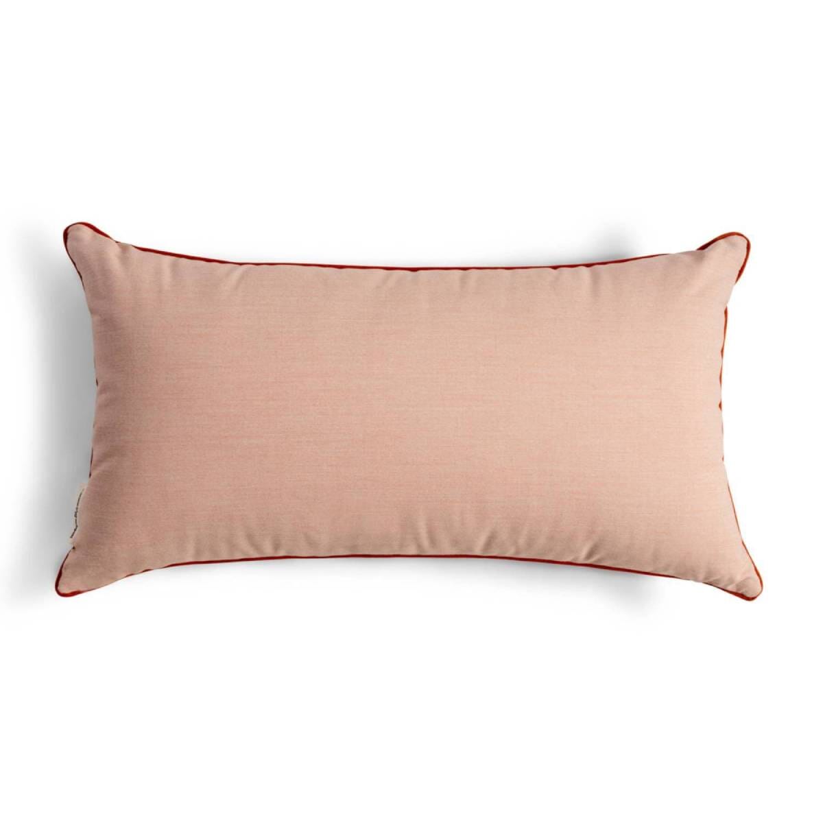 The Rectangle Throw Pillow - Rivie Pink Rectangle Throw Pillow Business & Pleasure Co Aus 