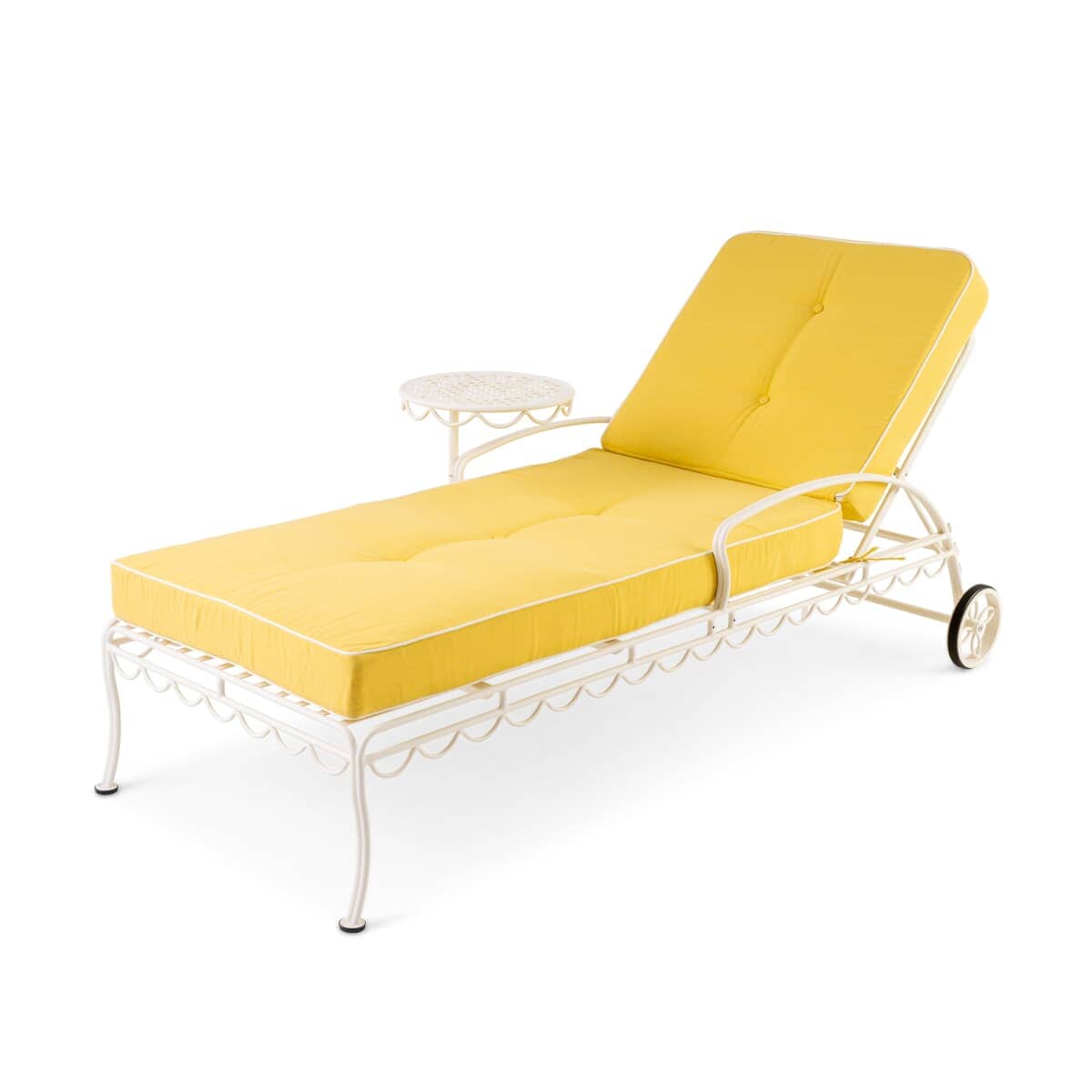 The Al Fresco Sun Lounger Cushion - Rivie Mimosa Al Fresco Sun Lounger Cushion Business & Pleasure Co Aus 