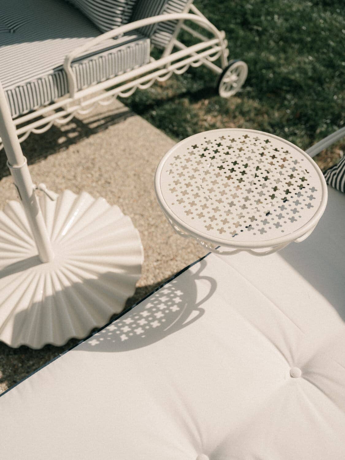 The Al Fresco Sun Lounger - Antique White Al Fresco Sun Lounger Business & Pleasure Co Aus 