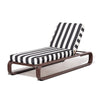 Swatch for Contini Sun Lounger Kit - Merlot & Crew Vintage Black Stripe