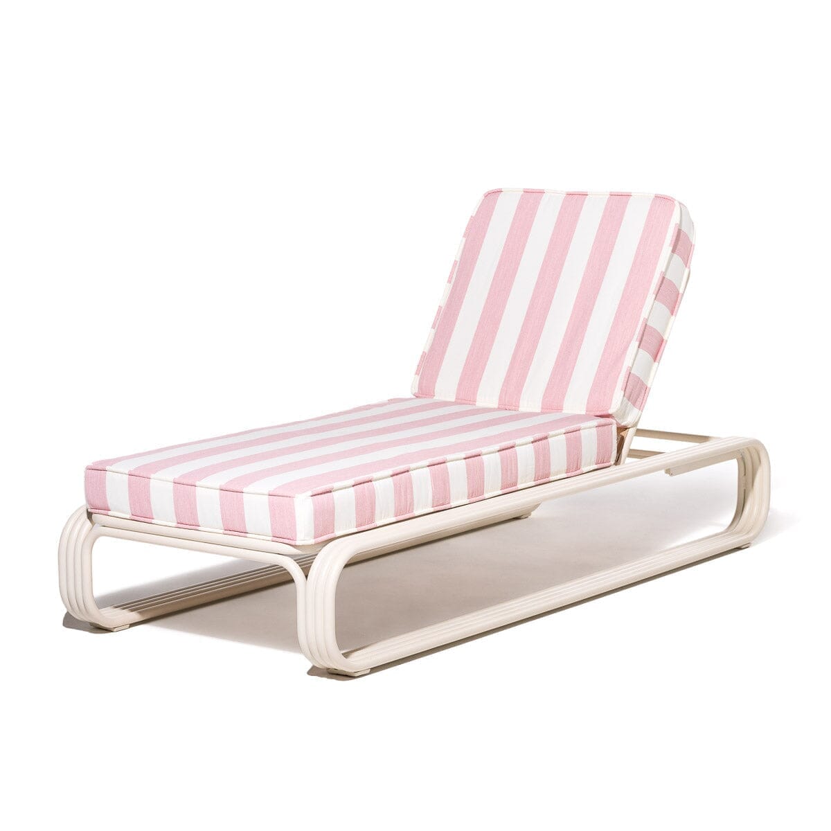 Product image of Contini Sun Lounger Kit - Antique White & Crew Pink Stripe Contini Sun Lounger Kit Business & Pleasure Co Aus 