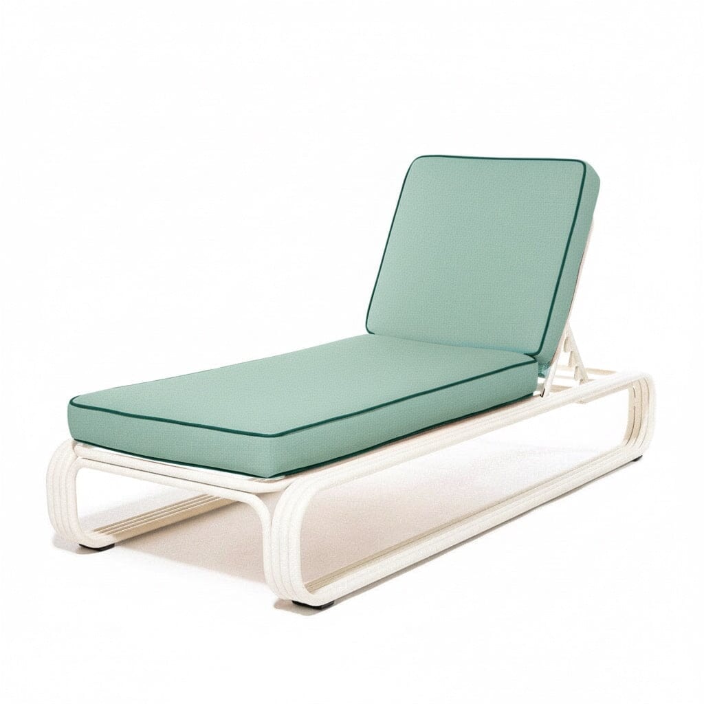 Product image of Contini Sun Lounger in Rivie Green | Antique White Frame