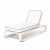 Swatch for Contini Sun Lounger in Rivie White | Antique White Frame