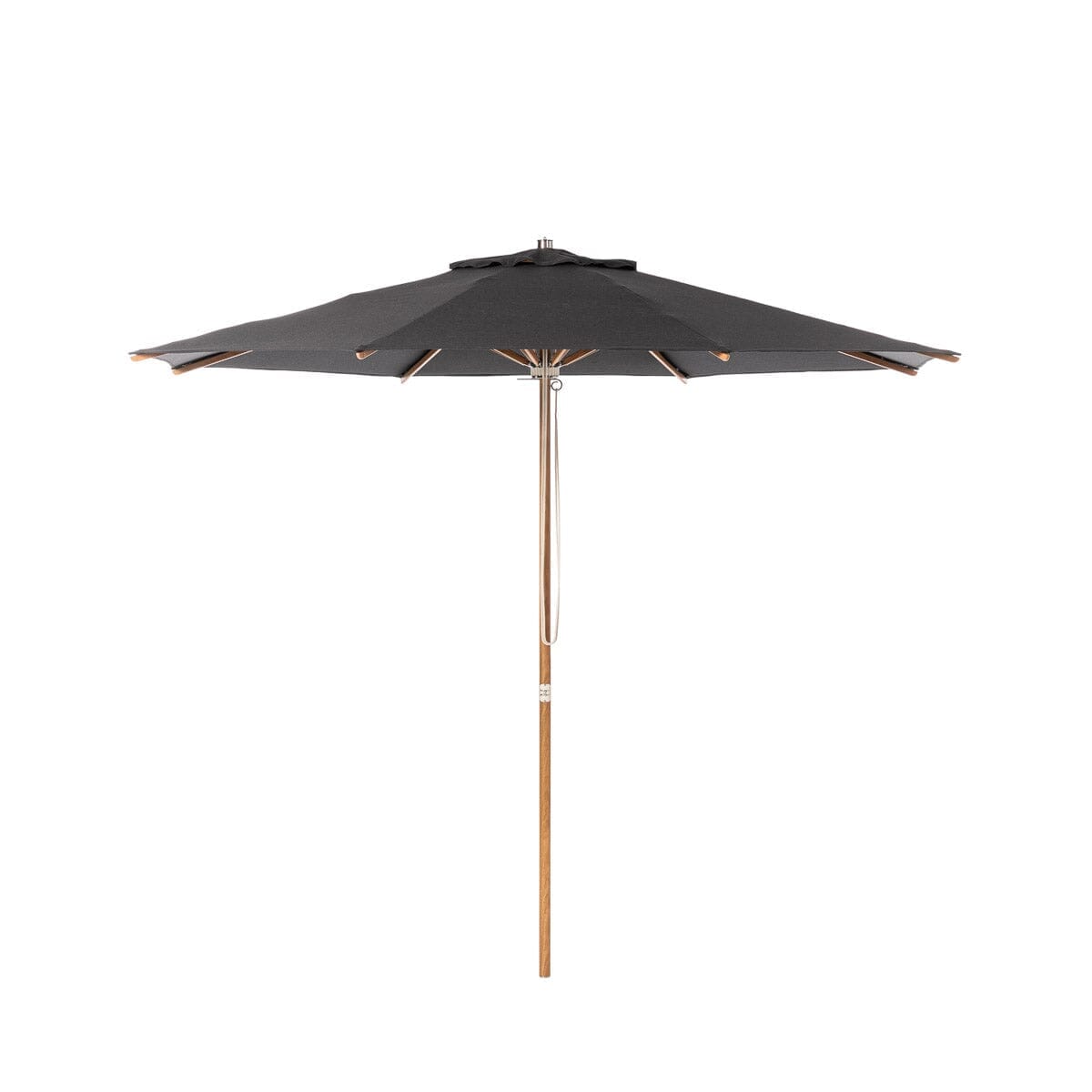 Product image of Terrace Umbrella in Vintage Black | Transfer Teak Frame Terrace Umbrella Kit Business & Pleasure Co Aus 