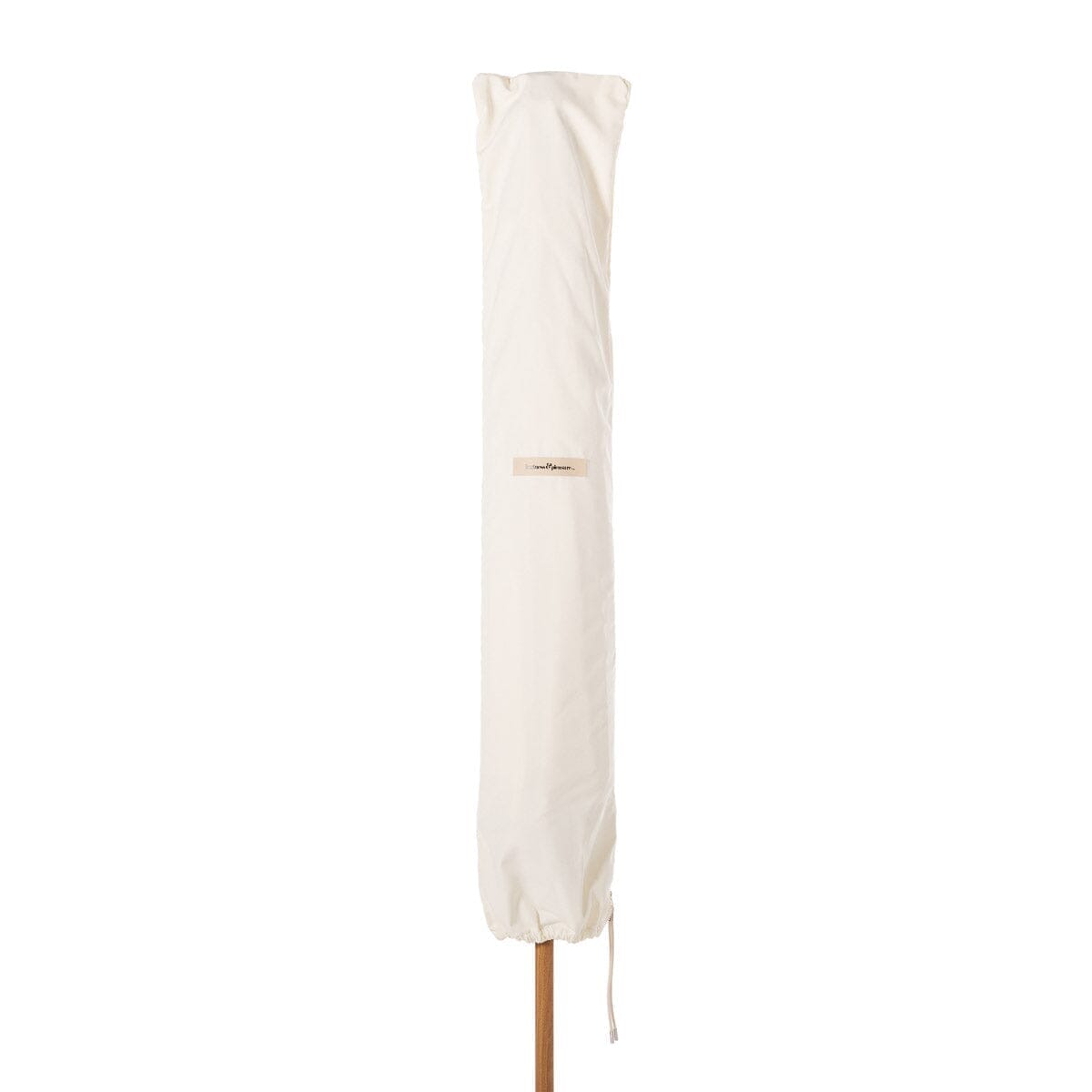 Terrace Umbrella in Straight White | Transfer Teak Frame Terrace Umbrella Kit Business & Pleasure Co Aus 