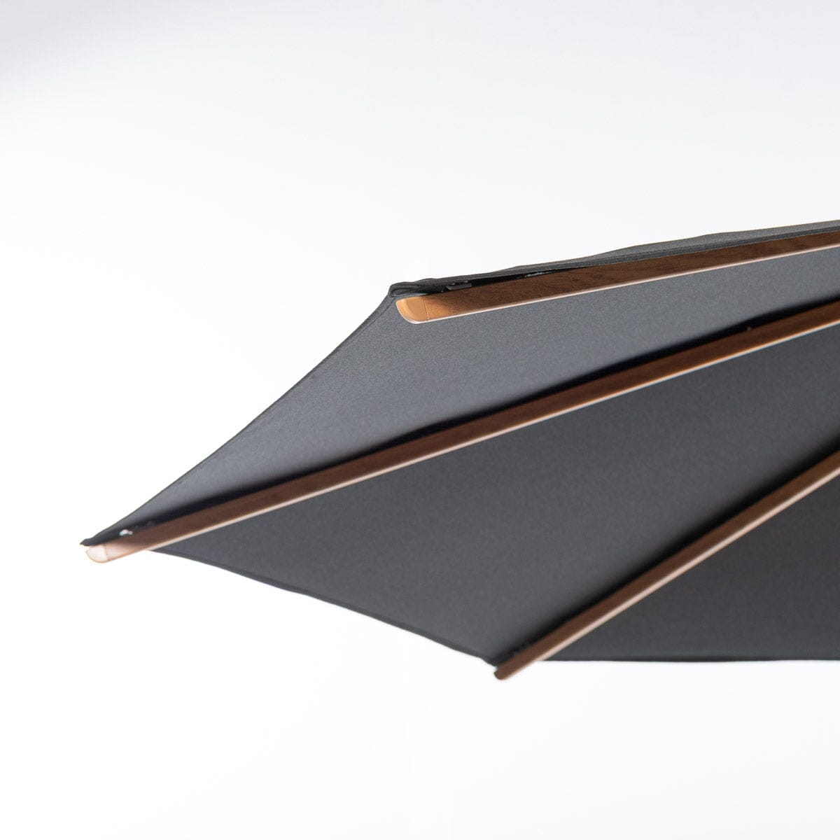 Terrace Umbrella in Vintage Black | Transfer Teak Frame Terrace Umbrella Kit Business & Pleasure Co Aus 