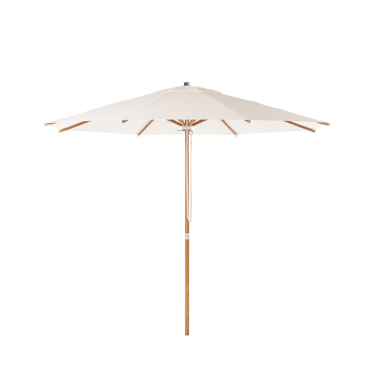 Product image of Terrace Umbrella in Straight White | Transfer Teak Frame Terrace Umbrella Kit Business & Pleasure Co Aus 