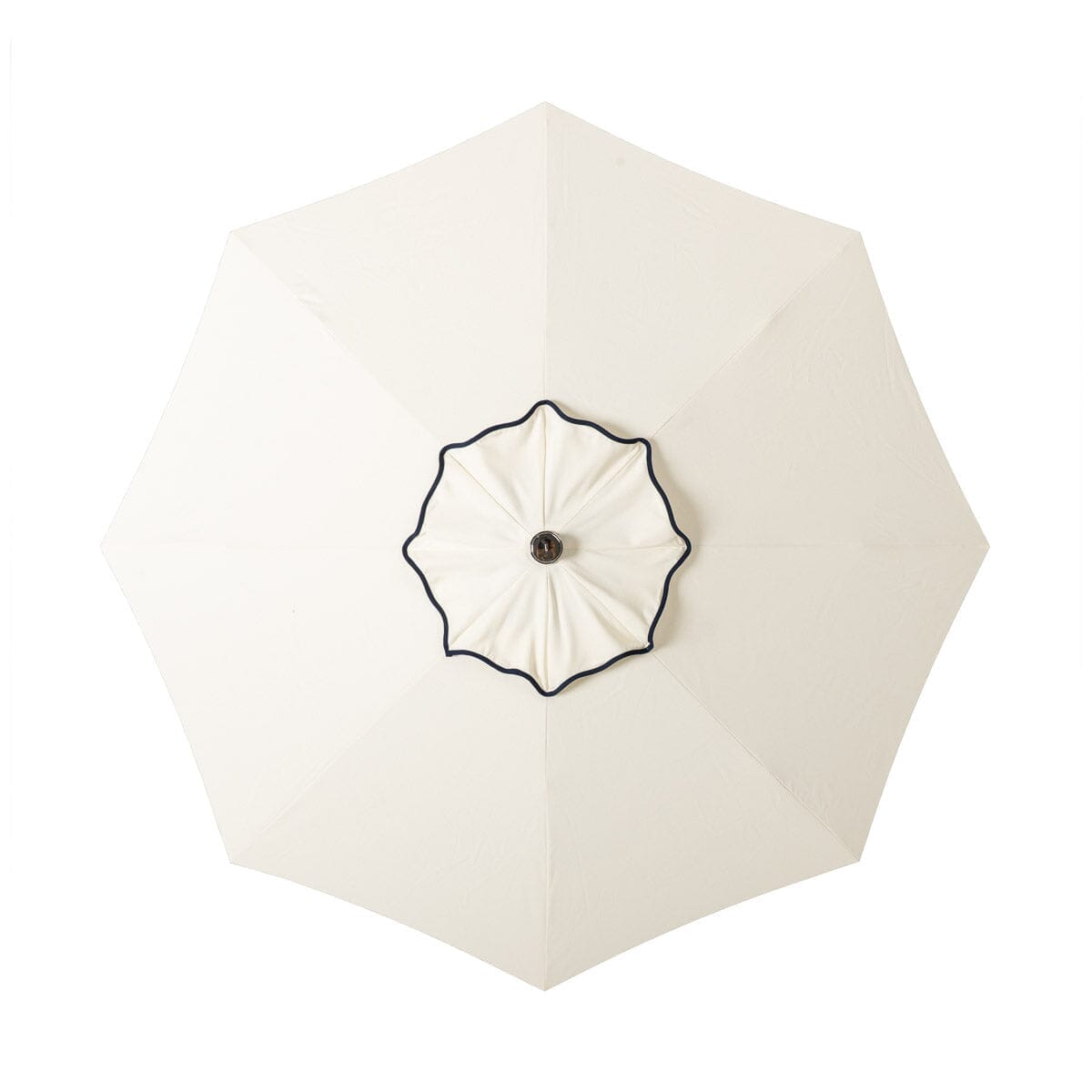Terrace Umbrella in Rivie White | Antique White Frame Terrace Umbrella Kit Business & Pleasure Co Aus 