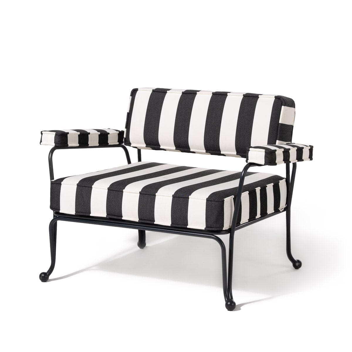 Product image of The Waterhouse Accent Chair Vintage Black & Crew Vintage Black Stripe Waterhouse Accent Chair Kit Business & Pleasure Co Aus 