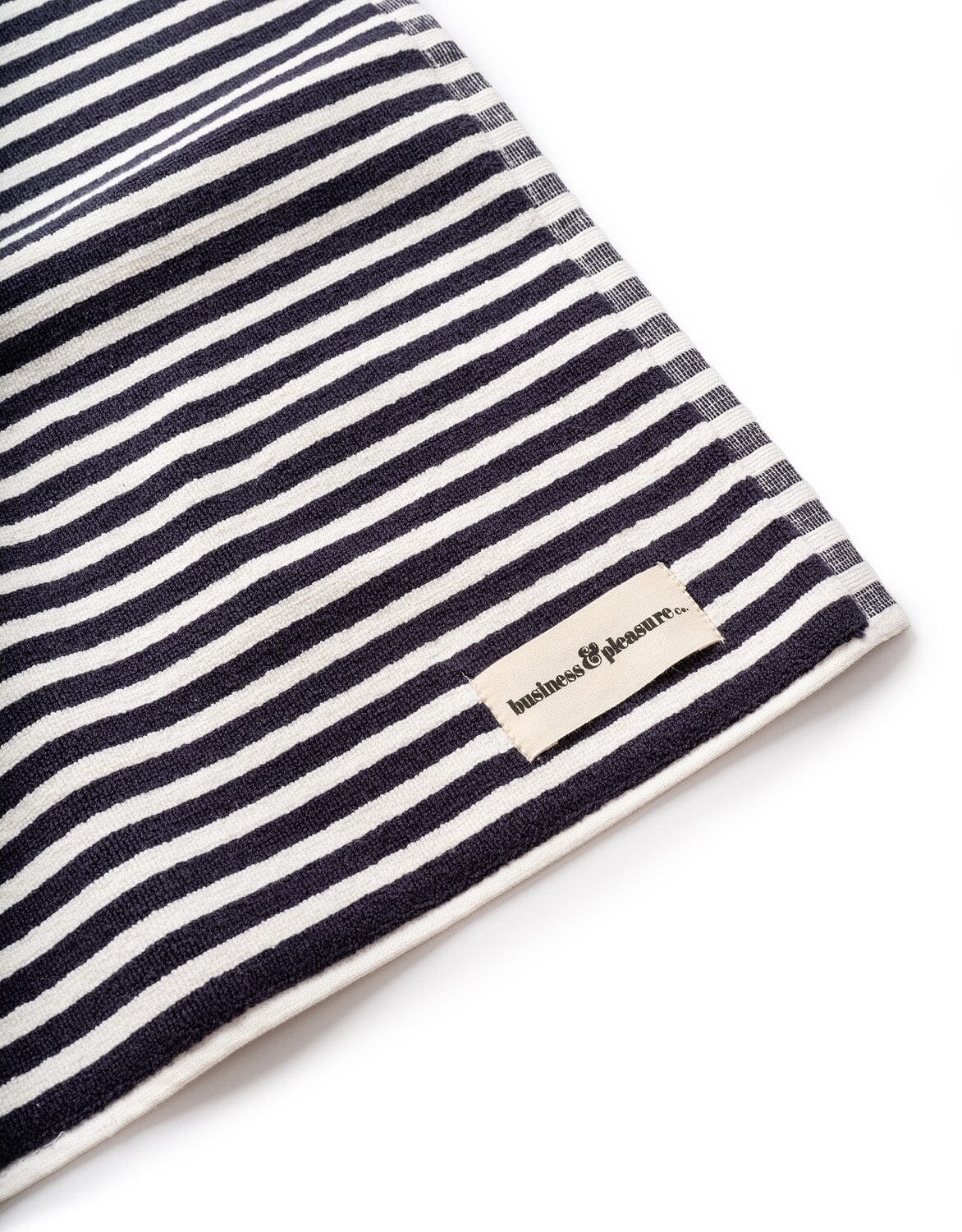 The Bath Mat - Lauren's Navy Stripe