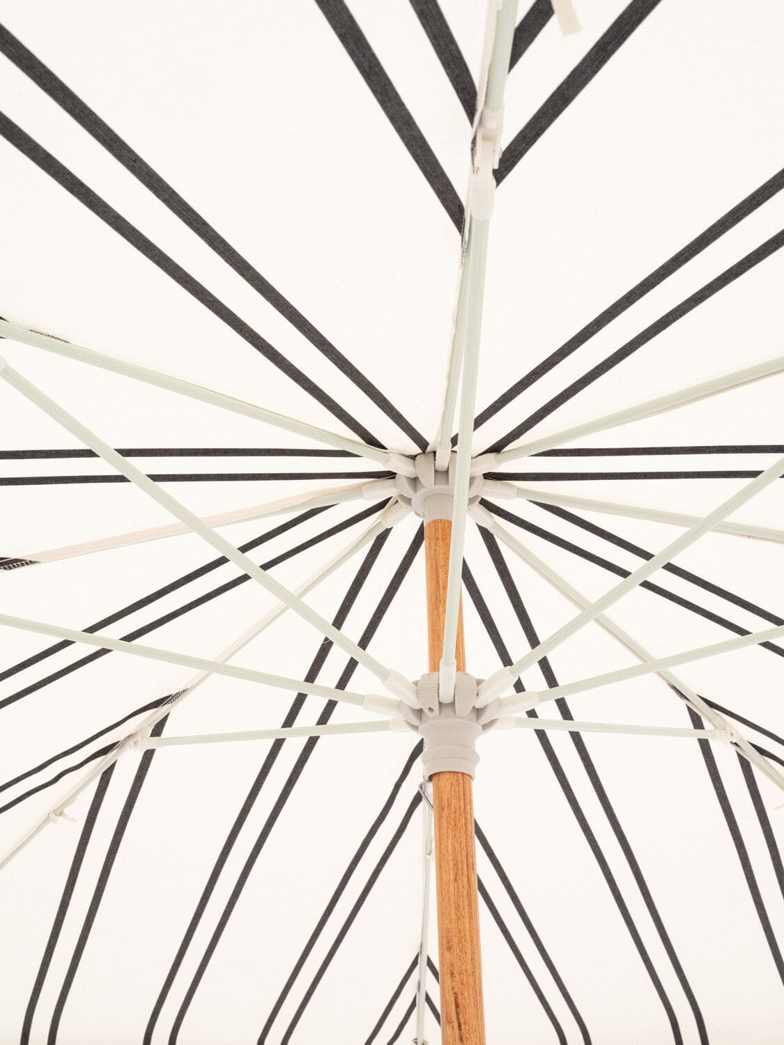 The Amalfi Umbrella - Black Two Stripe