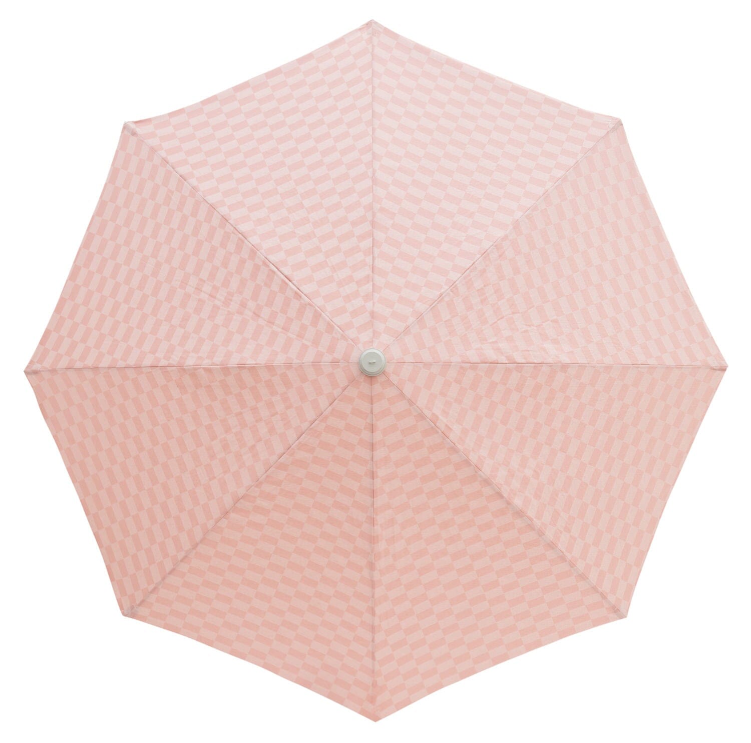 The Amalfi Umbrella - Dusty Pink Check