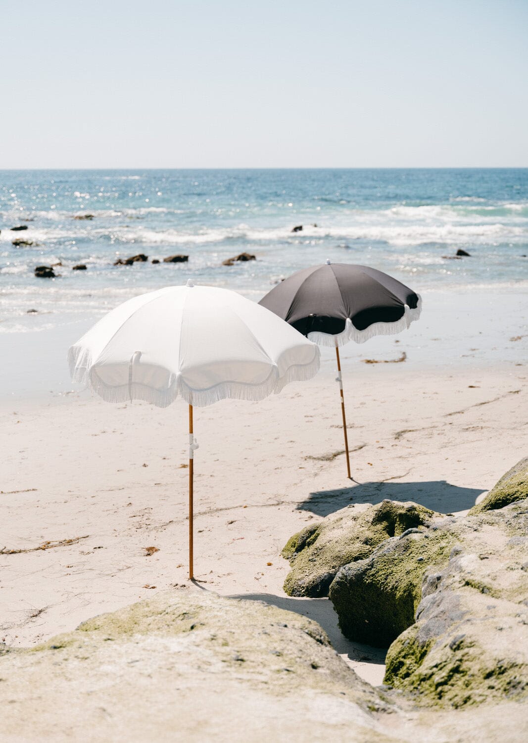 The Holiday Beach Umbrella - Antique White Holiday Umbrella Business & Pleasure Co 