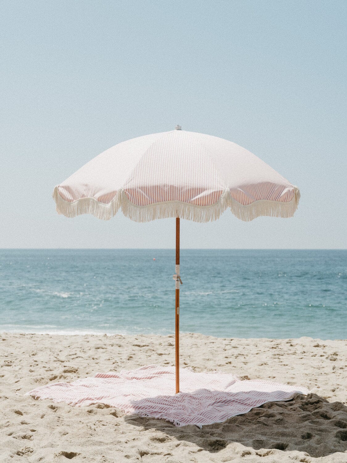 The Beach Blanket - Lauren's Pink Stripe