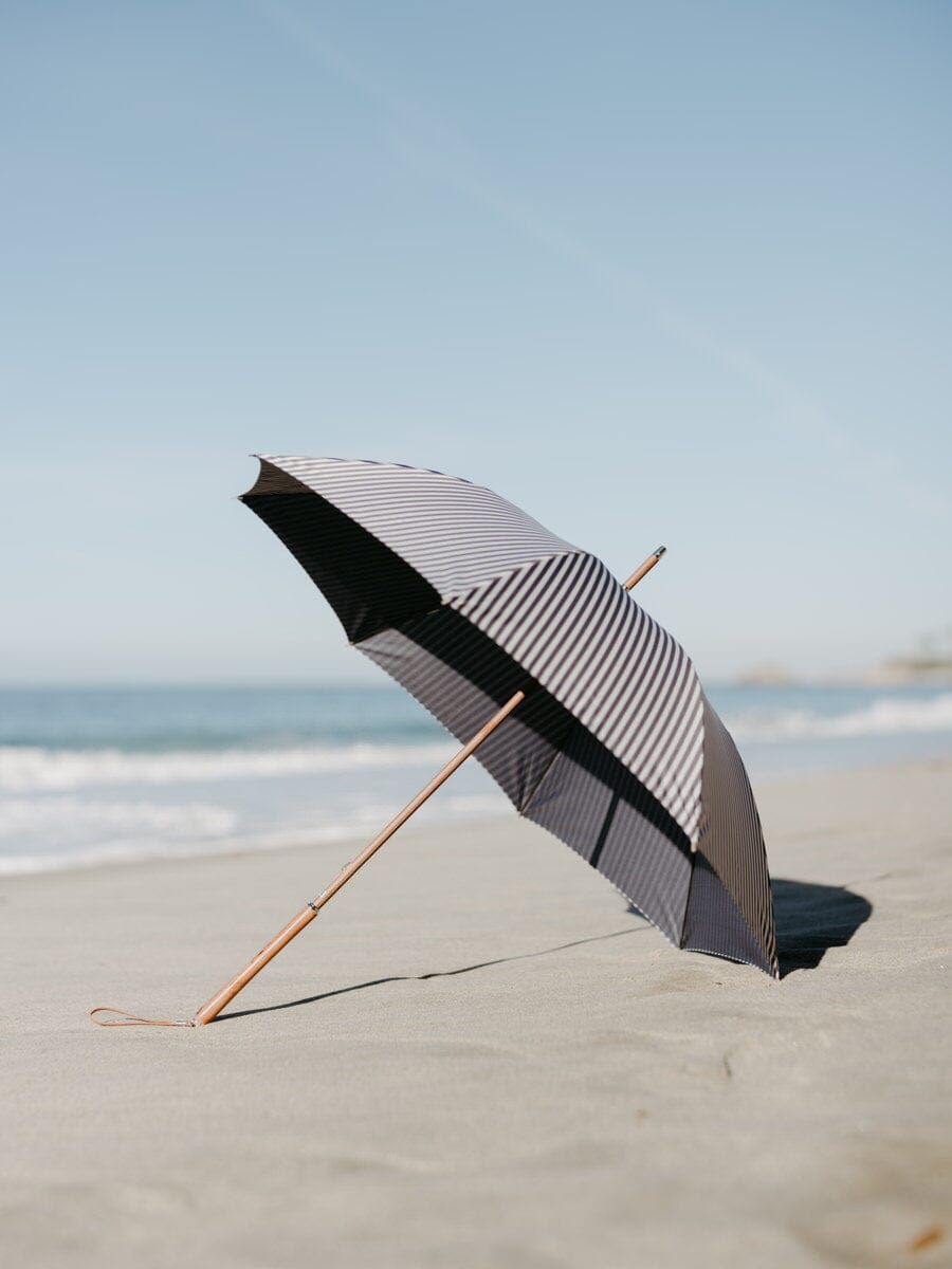The Rain Umbrella - Lauren's Navy Stripe
