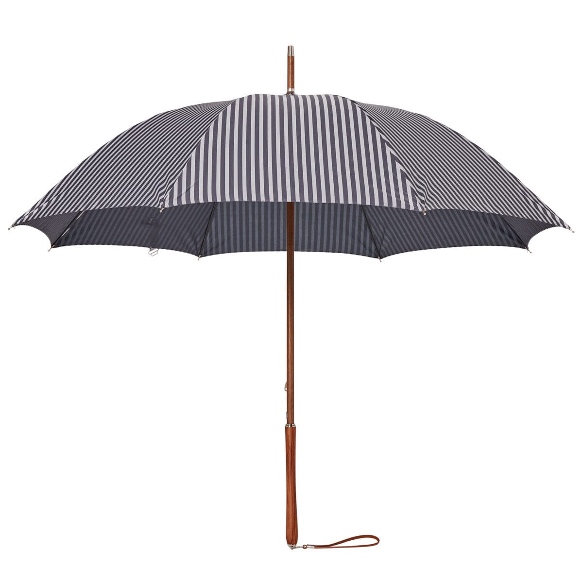 The Rain Umbrella - Lauren's Navy Stripe Rain Umbrella Business & Pleasure Co 