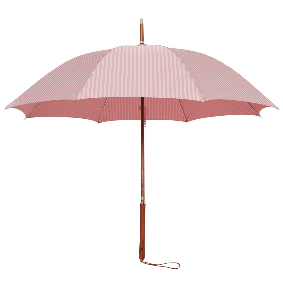 The Rain Umbrella - Lauren's Pink Stripe Rain Umbrella Business & Pleasure Co 