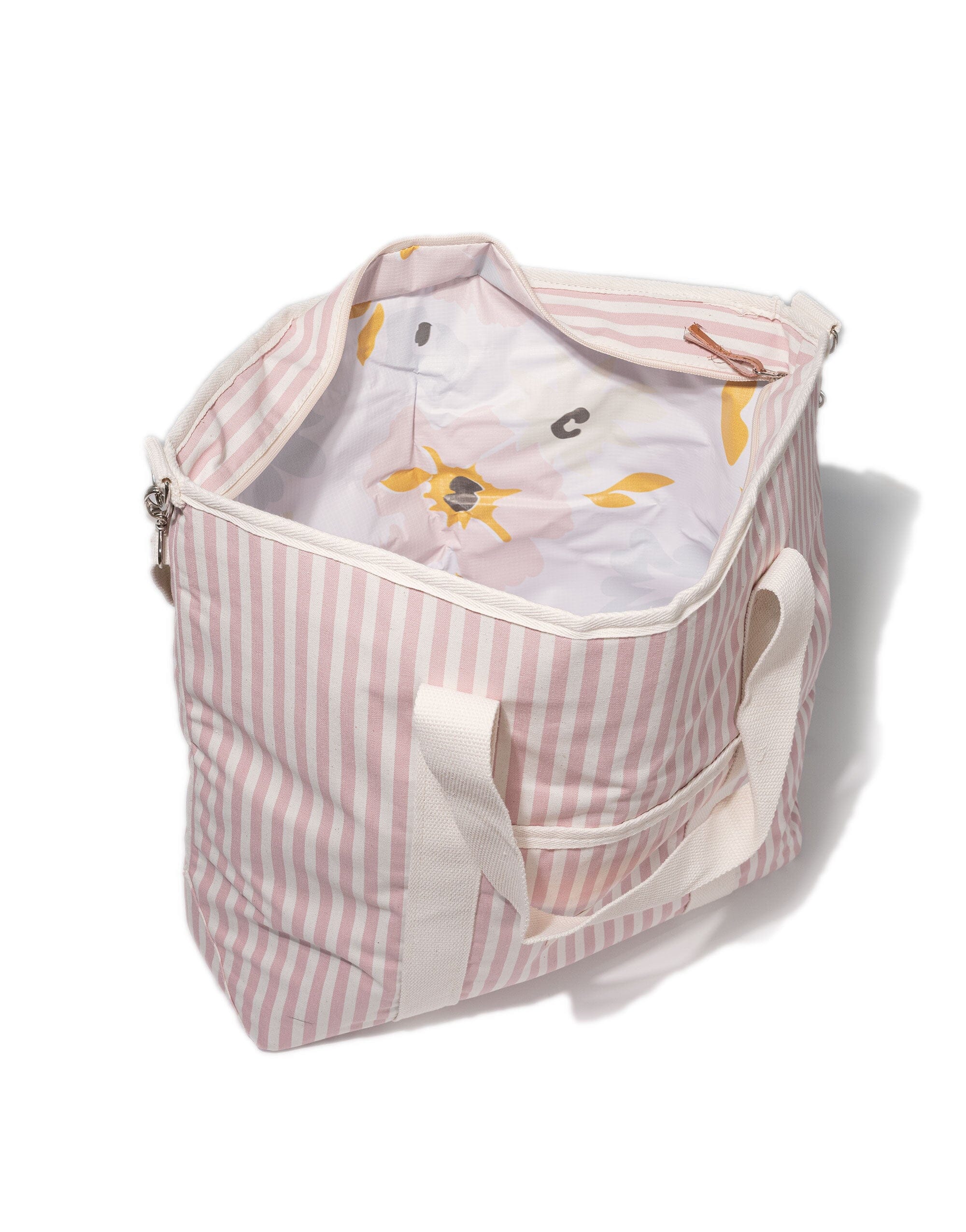 The Cooler Tote Bag - Lauren's Pink Stripe