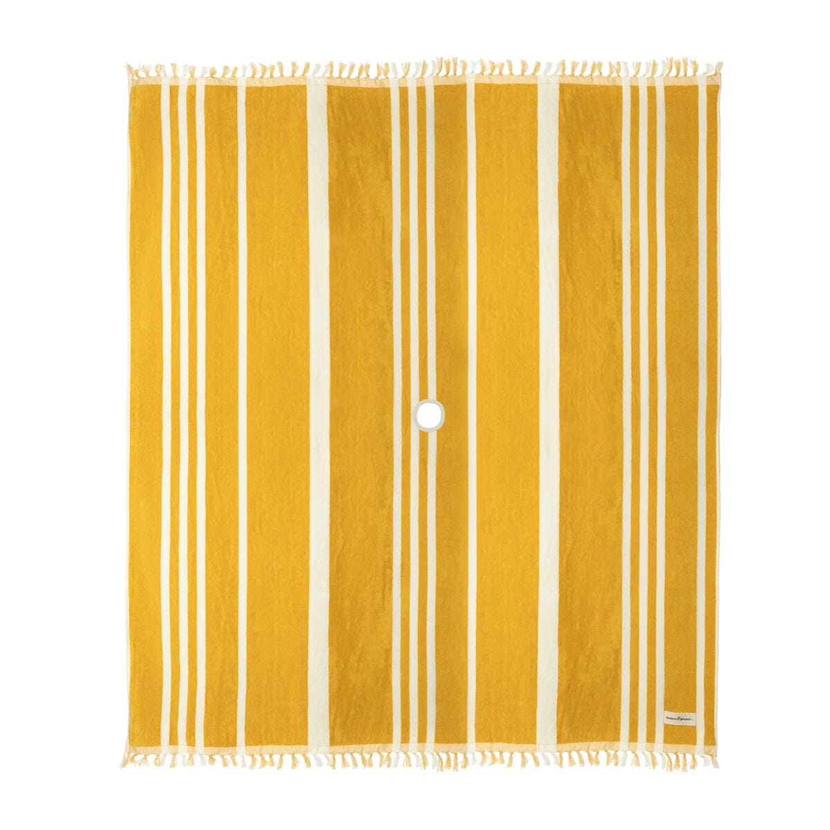 The Beach Blanket - Vintage Yellow Stripe