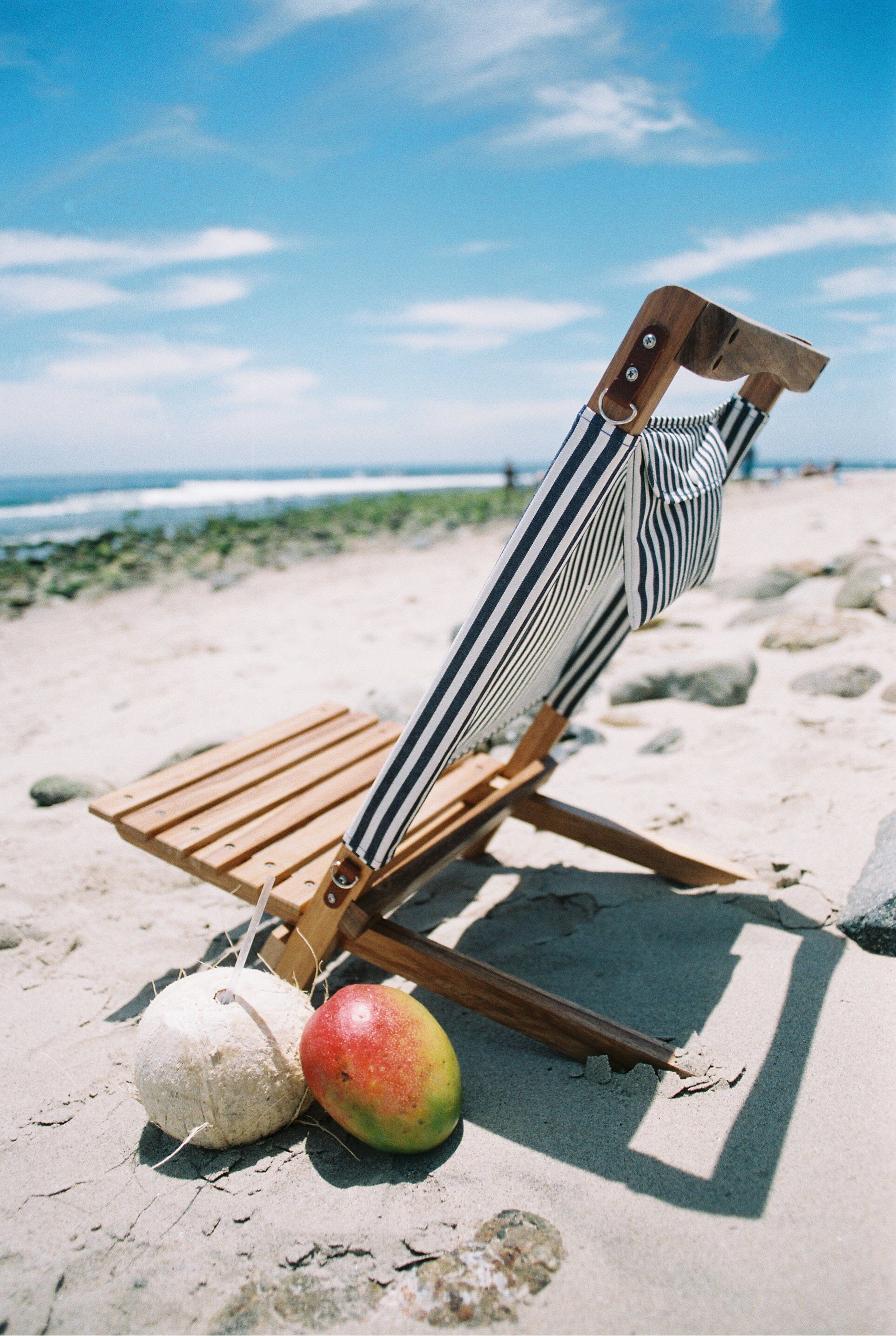 The 2-Piece Chair - Lauren's Navy Stripe